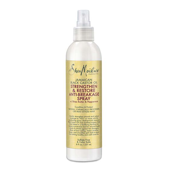 Shea Moisture Jamaican Black Castor Oil Strengthen & Restore Anti-Breakage Spray Another Beauty Supply Company