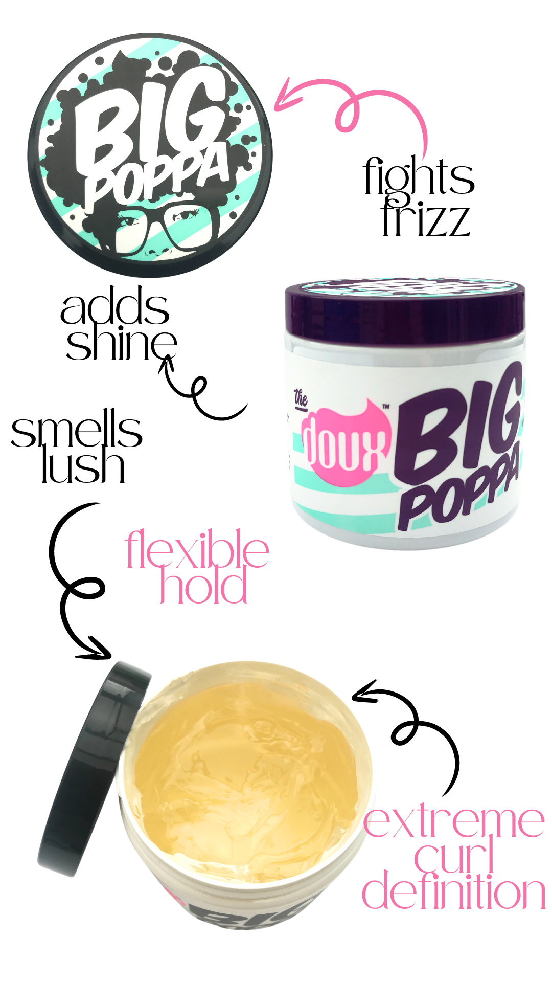 The Doux Big Poppa Defining Curl Gel