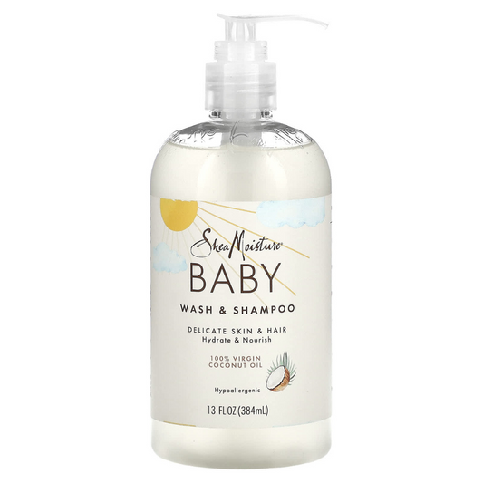 Shea Moisture 100% Virgin Coconut Oil Baby Wash & Shampoo