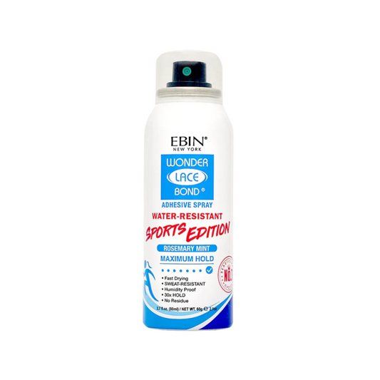 Ebin New York Wonder Lace Bond Adhesive Spray Water Resistant Sports Edition