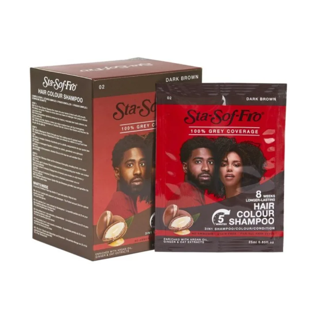Sta Sof Fro Dark Brown Hair Colour Shampoo