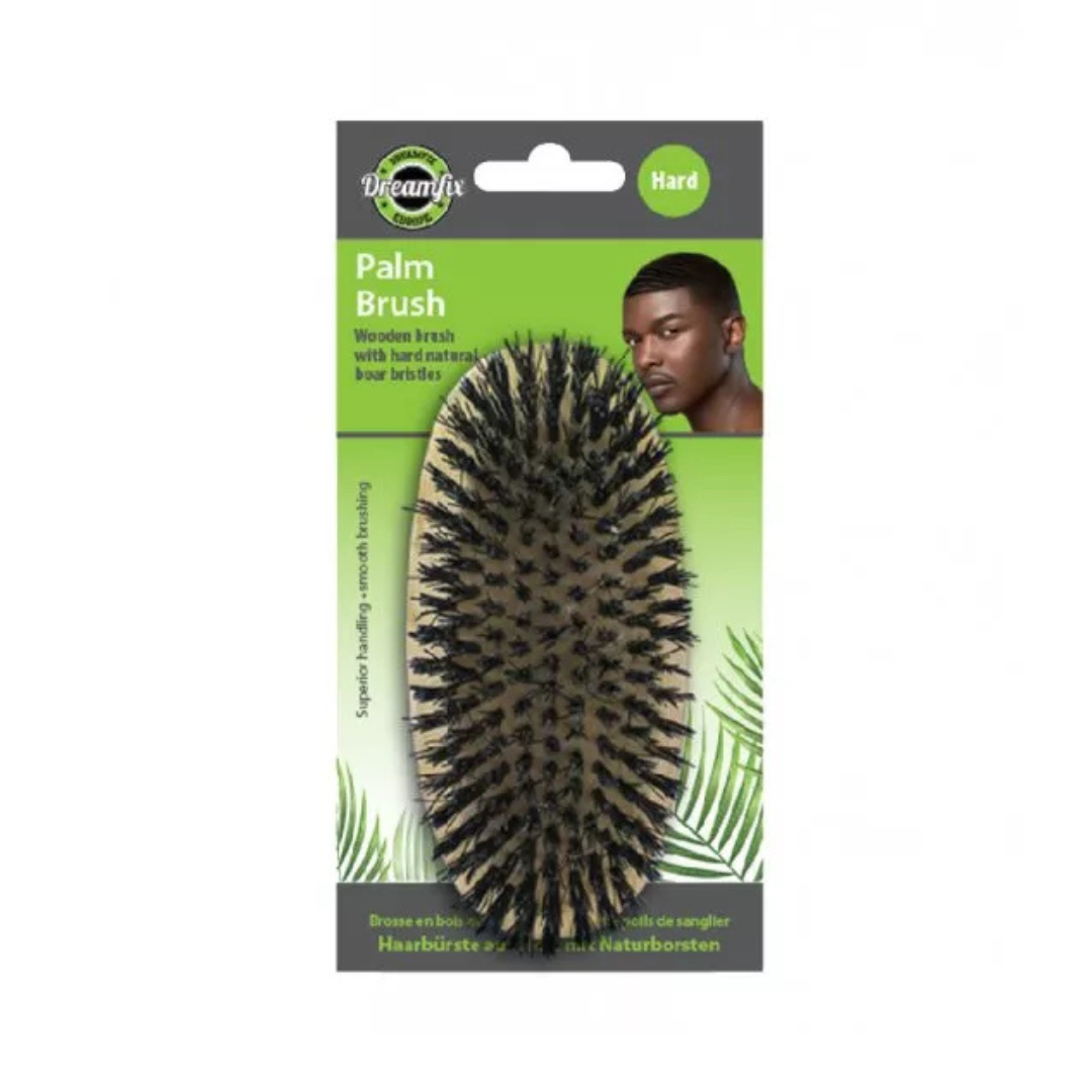 Dreamfix Hard Boar Bristle Oval Palm Brush