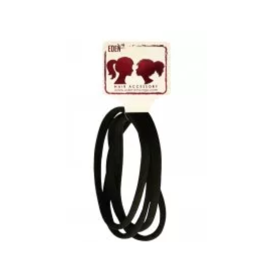 Eden Nylon Black Hair Bands 35cm