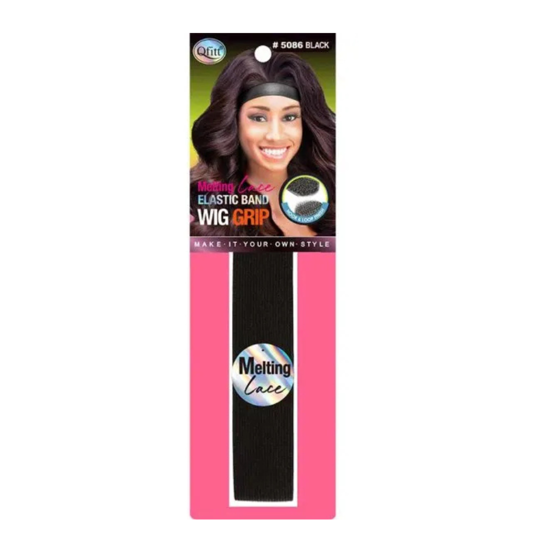 Qfitt Black Lace Wig Grip Melt Band