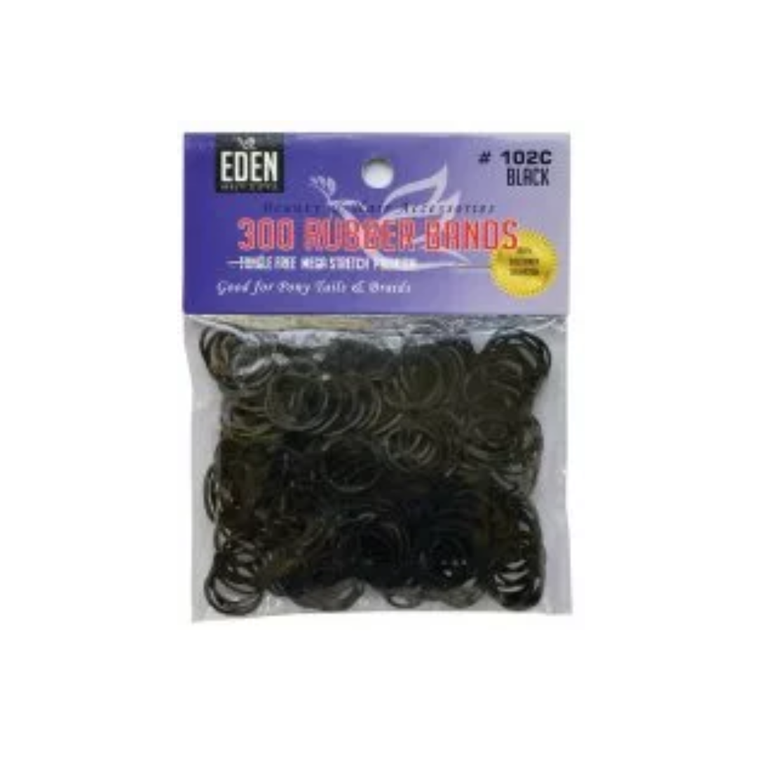 Eden Black Rubber Bands