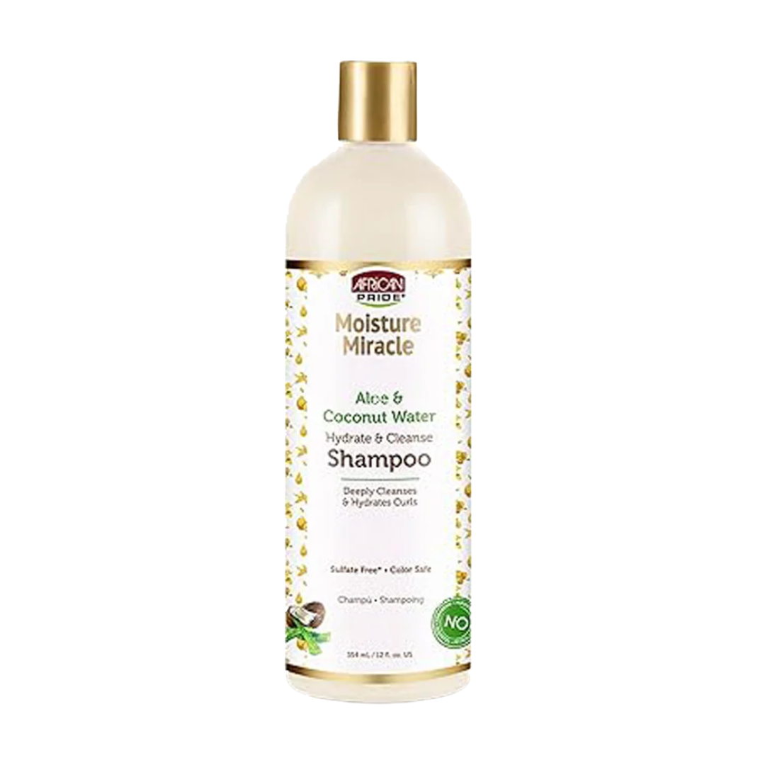 African Pride Moisture Miracle Aloe and Coconut Water Shampoo