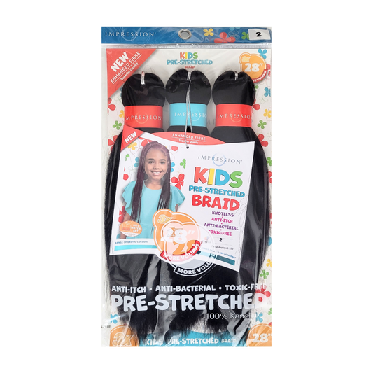 Impression Kids Pre-Stretched Braiding Hair Colour 2
