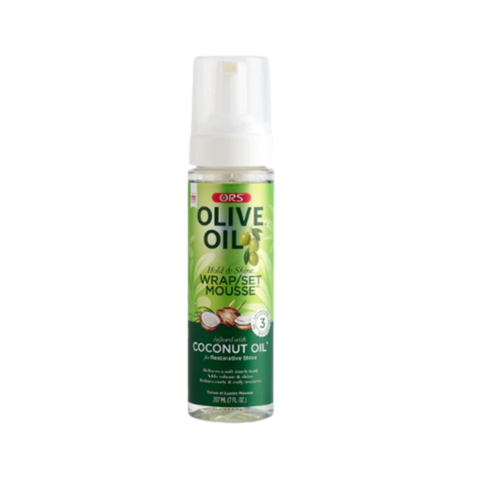 ORS Olive Oil Wrap Set Mousse with Coconut Oil