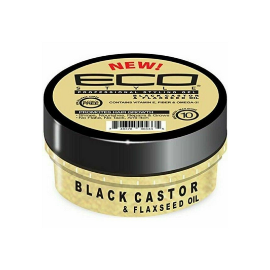 Eco Style Black Castor & Flaxseed Oil Gel Travel Size Another Beauty Supply Company