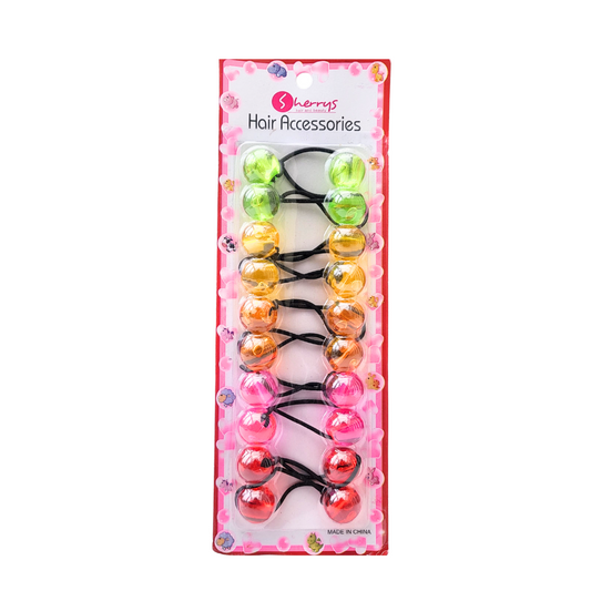 Girls Assorted Colours Hair Bobbles