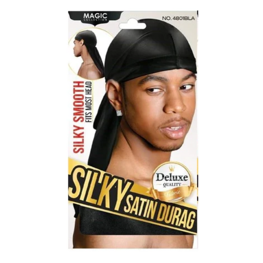Magic Collection Tie-Down Silky Satin Black Durag Another Beauty Supply Company