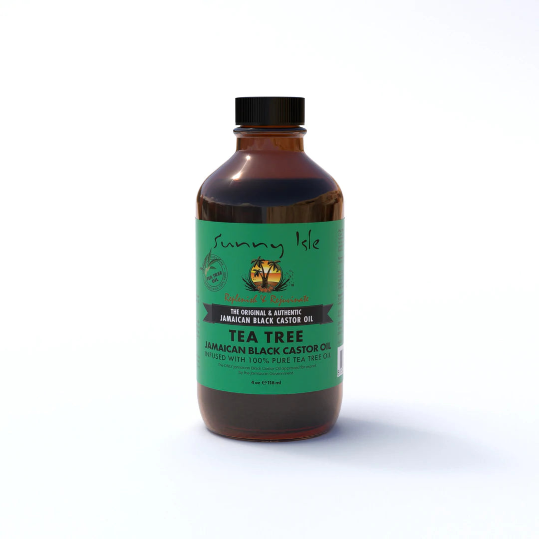 Sunny Isle Tea Tree Jamaican Black Castor Oil 4oz Another Beauty Supply Company