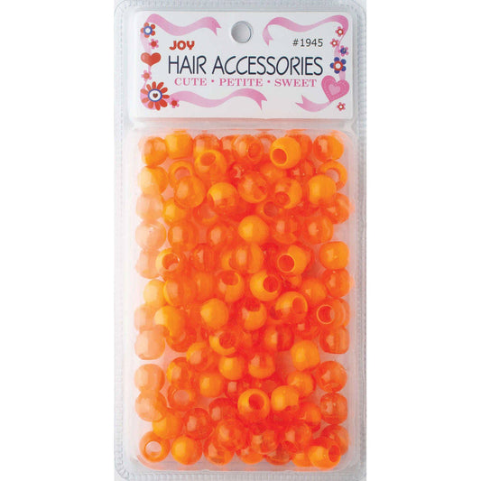 Joy Round Extra Large Two Tone Orange Beads