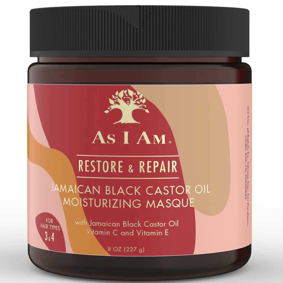 As I Am Restore & Repair Jamaican Black Castor Oil Moisturizing Hair Masque